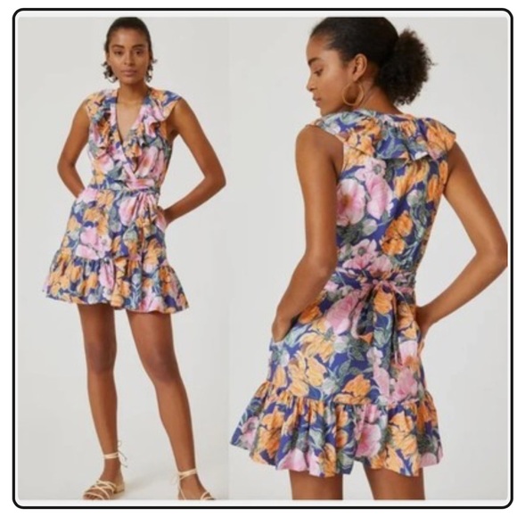 Floral Ruffle Dress - Picture 2 of 3